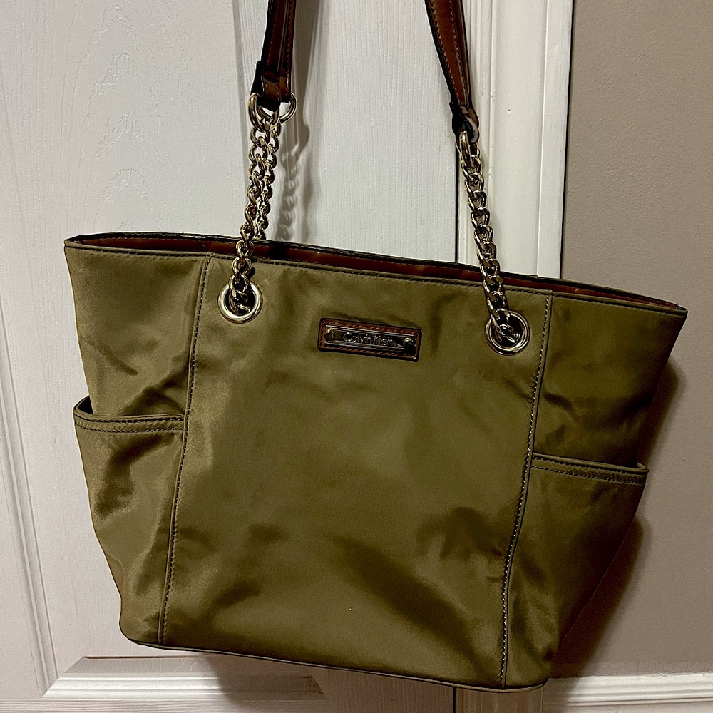 Army Green Calvin Klein bag